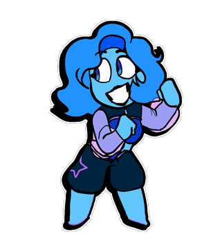 Blue Topaz waving